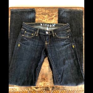 Kitson | Low Rise Dark Denim 24